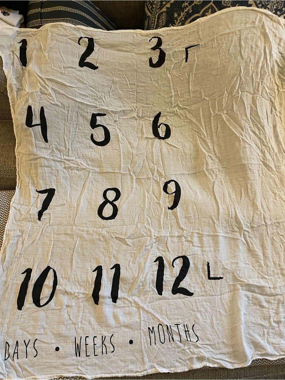 Milestone blanket